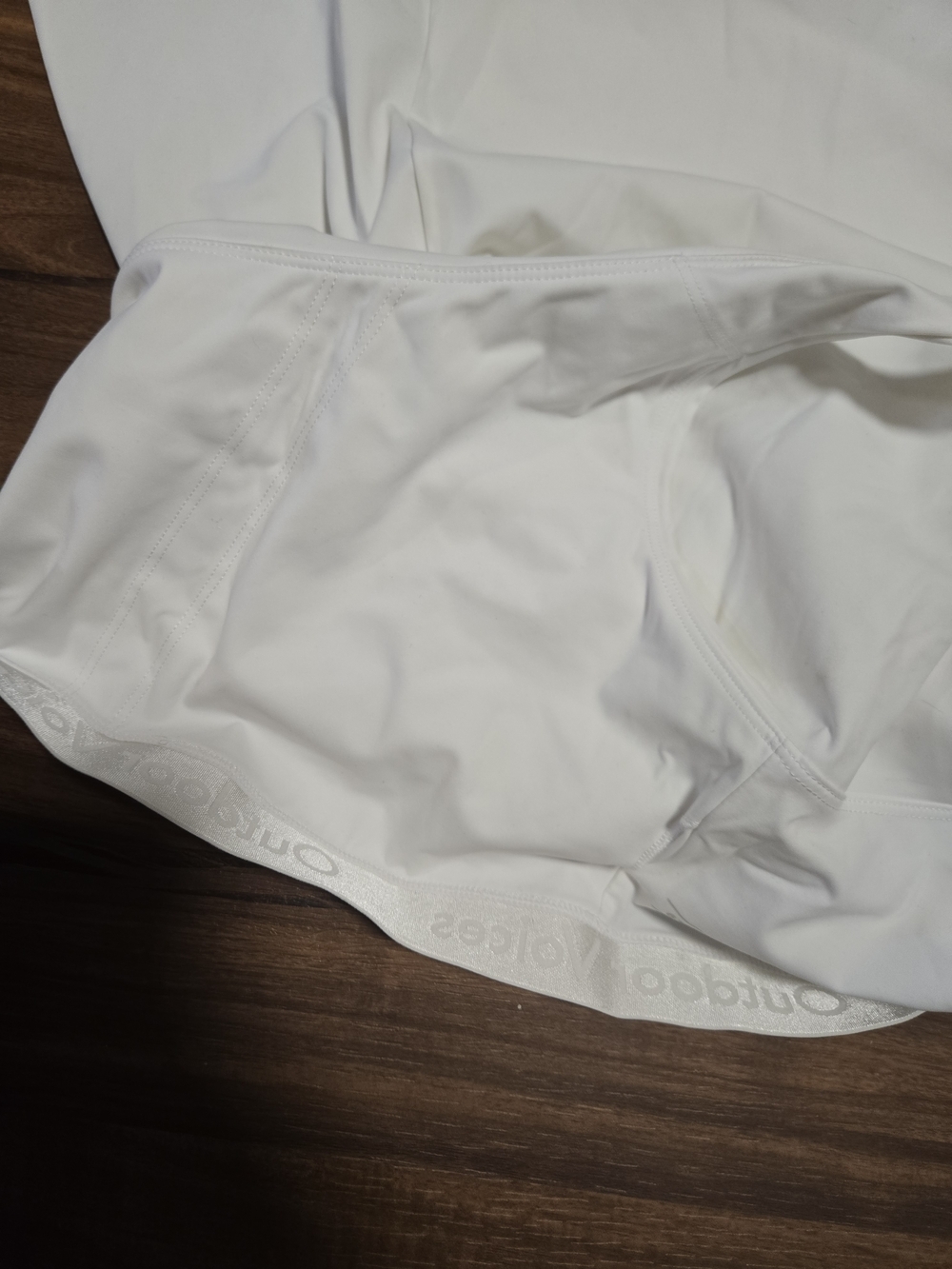 Outdoor Voices One-Shoulder White A-Line Athletic Dress Sz M Tennis Pickleball - Picture 5 of 6